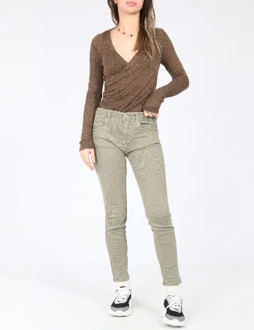 Pantaloni Zara, verde Verde