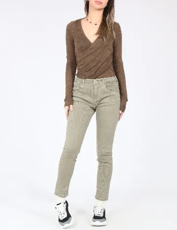 Pantaloni Zara, verde Verde