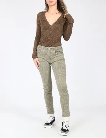 Pantaloni Zara, verde Verde