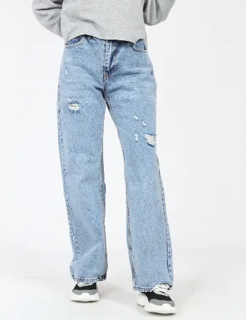 Blugi SHEIN, albastru Albastru