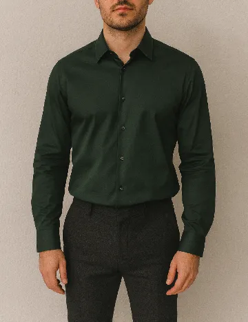 Camasa Zara, verde Verde