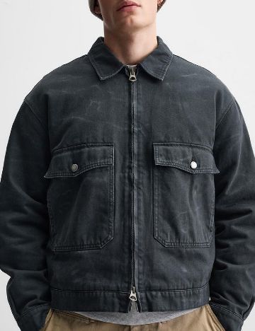 Jacheta Zara, gri inchis