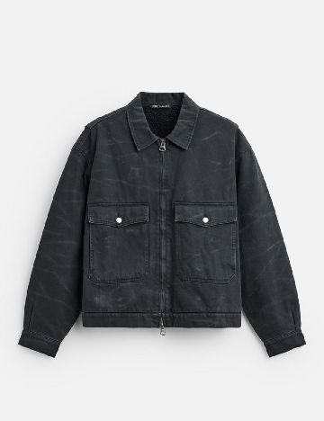 Jacheta Zara, gri inchis