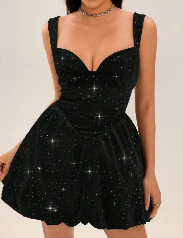 Rochie scurta SHEIN, negru Negru