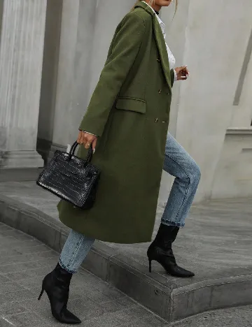 Palton SHEIN, verde Verde