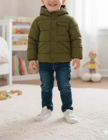 Geaca Zara, verde Verde