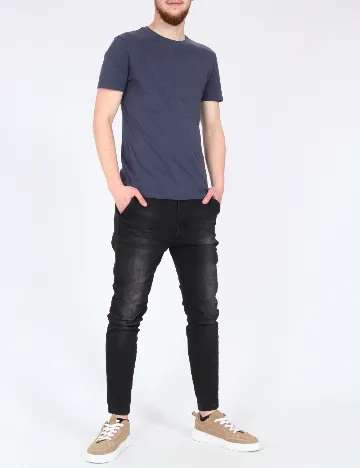 Tricou Zara, albastru Albastru