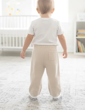 Pantaloni Zara, ecru Alb