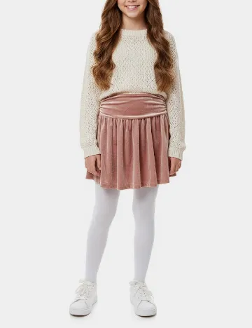 Fusta Zara, roz pudra inchis Roz