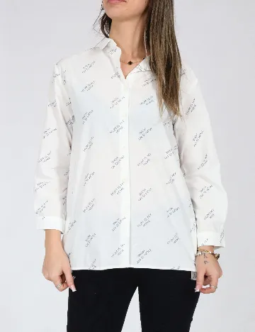 Camasa Zara, alb Alb