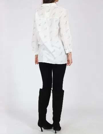 Camasa Zara, alb Alb