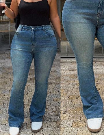 Blugi SHEIN CURVE, albastru