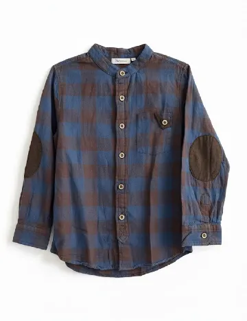 Camasa Zara, albastru/maro Albastru