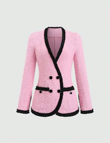 Sacou SHEIN, roz Roz