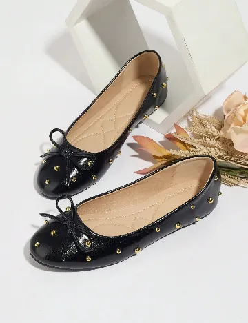 Balerini SHEIN, negru Negru