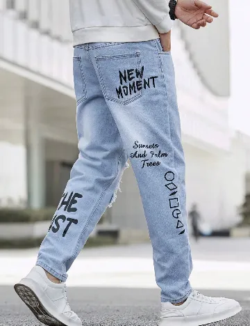 Blugi SHEIN, albastru Albastru