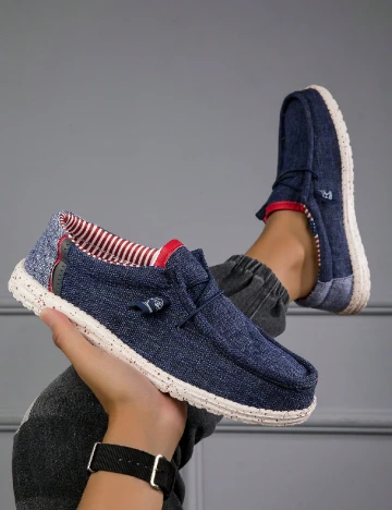 Mocasini SHEIN, albastru Albastru