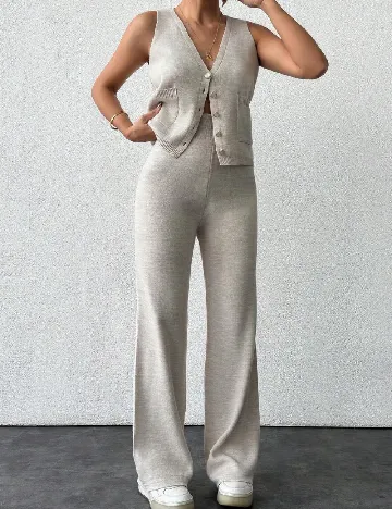 Compleu SHEIN, bej Crem