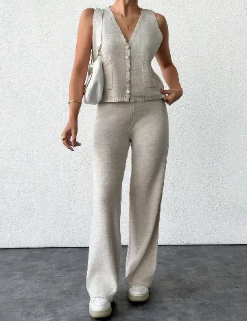 Compleu SHEIN, bej Crem