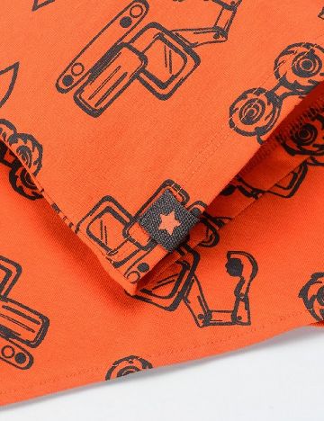 Set caciula si bandana Cool Club, portocaliu