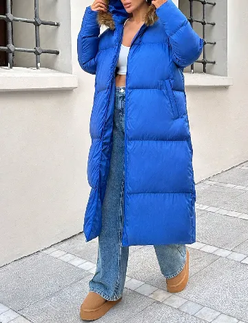 Geaca SHEIN, albastru Albastru