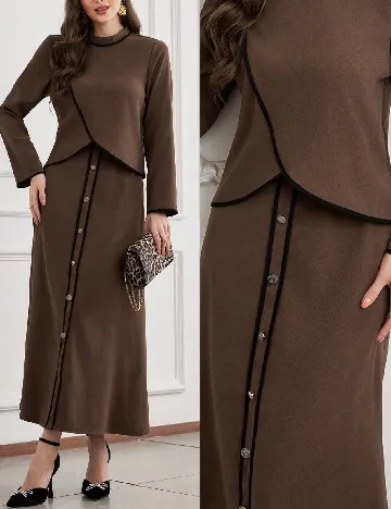 Compleu SHEIN, maro Maro