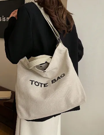 Sacosa SHEIN, bej Crem