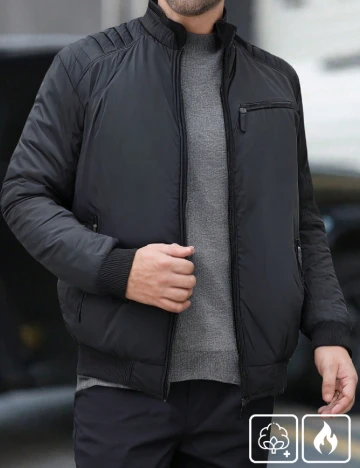 Geaca SHEIN, negru Negru