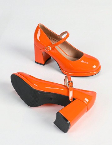 Pantofi SHEIN, portocaliu