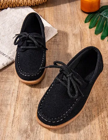 Pantofi Shein Kids, negru Negru