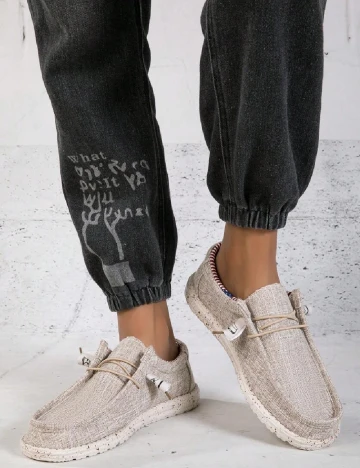 Mocasini SHEIN, crem Crem