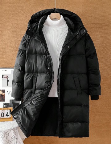 Geaca Shein Kids, negru