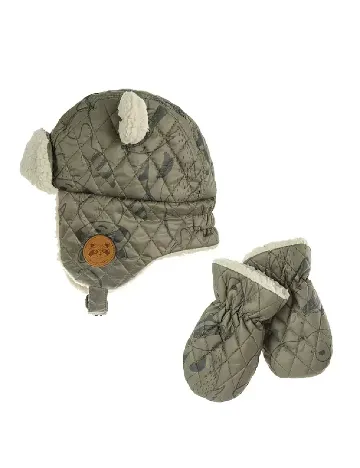 Set caciula si manusi Cool Club, verde Verde