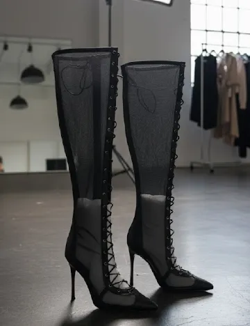 Cizme SHEIN, negru Negru