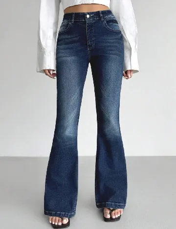 Blugi SHEIN, bleumarin Albastru