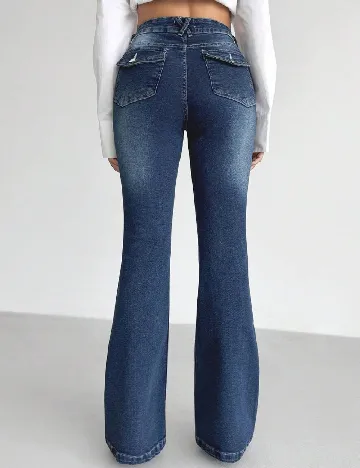 Blugi SHEIN, bleumarin Albastru