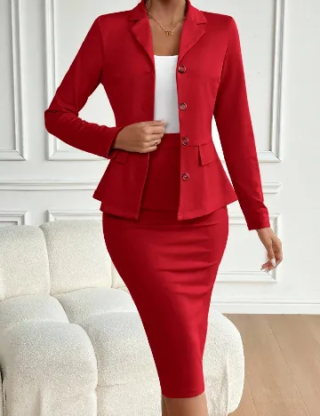 Compleu SHEIN, rosu Rosu