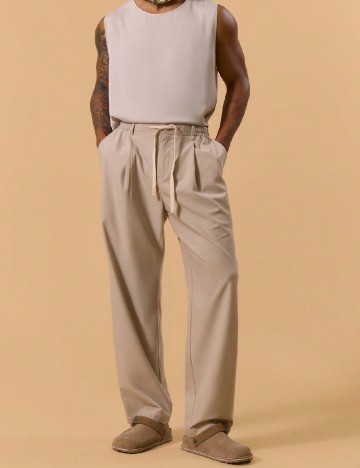 Pantaloni Musero, bej