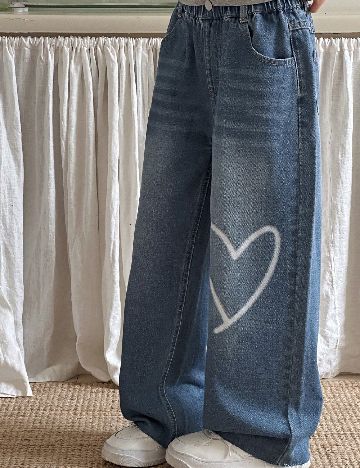 Blugi Shein Kids, albastru