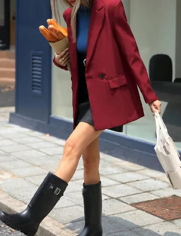 Sacou SHEIN, rosu Rosu