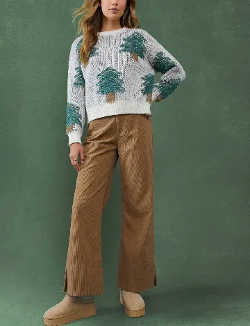 Pulover SHEIN, alb Alb