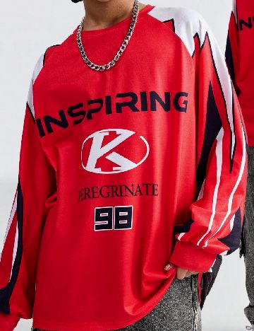 Bluza Shein Kids, rosu