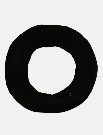 Fular Circular Cool Club, negru Negru