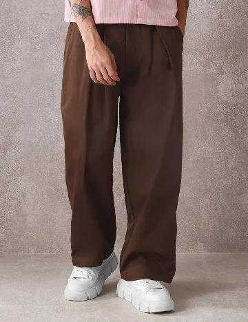 Pantaloni SUMWON, maro Maro