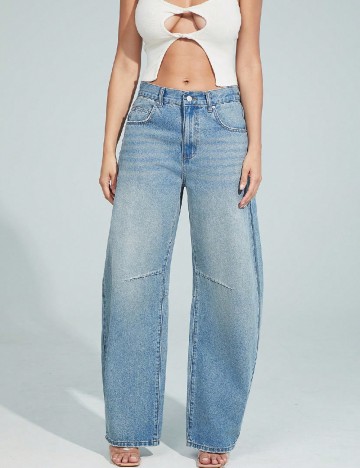 Blugi Haute, albastru