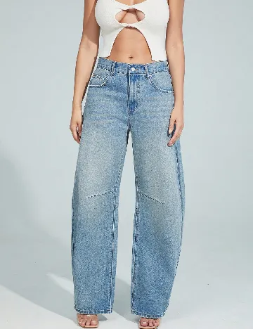 Blugi Haute, albastru Albastru