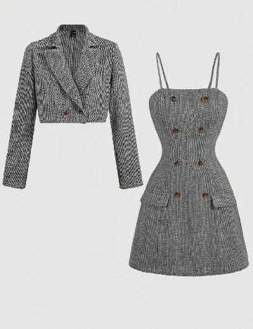 Compleu SHEIN, gri Gri