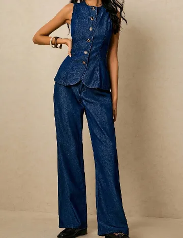 Compleu SHEIN, bleumarin Albastru