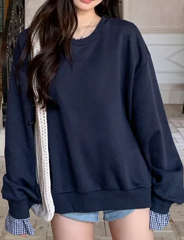 Bluza Dazy, bleumarin Albastru