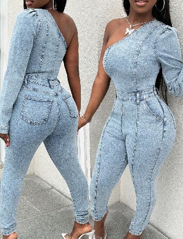 Salopeta SHEIN, albastru